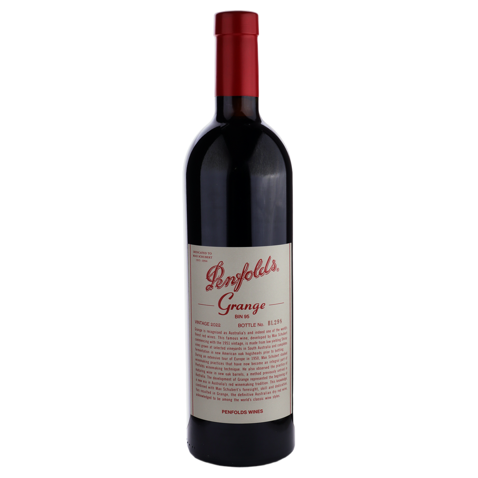 A bottle of Penfolds Grange Shiraz 2022 Gift Box 750ml Red Wine