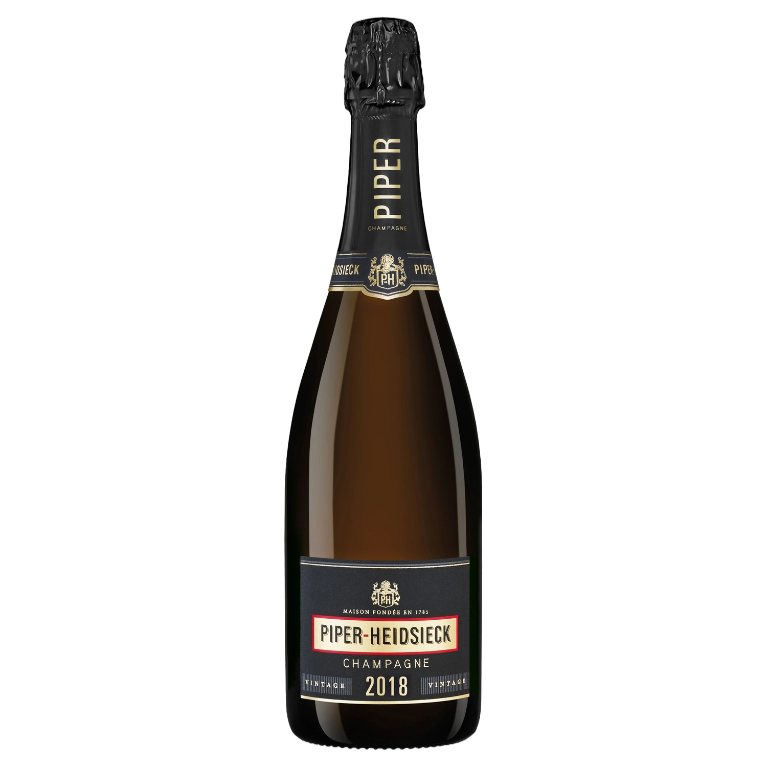 A bottle of Piper Heidsieck Vintage Brut 2018 750ml Sparkling Wine