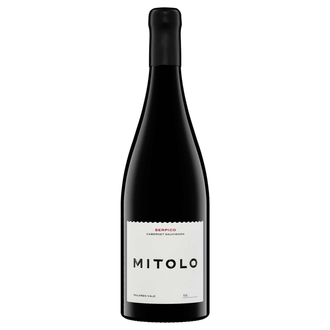 A bottle of Mitolo Serpico McLaren Vale Cabernet Sauvignon 2021 750ml Red Wine