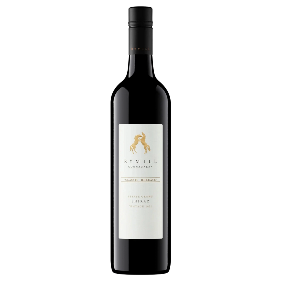 A bottle of Rymill Classic Coonawarra Shiraz 2021 750ml Red Wine