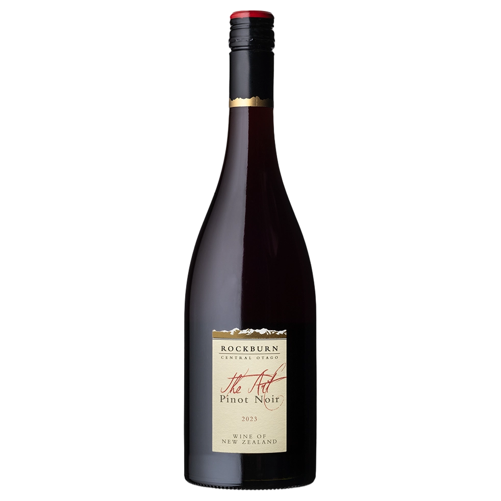 A bottle of Rockburn The Art Pinot Noir 2022 750ml Red Wine