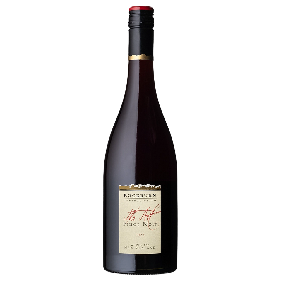 A bottle of Rockburn The Art Pinot Noir 2022 750ml Red Wine