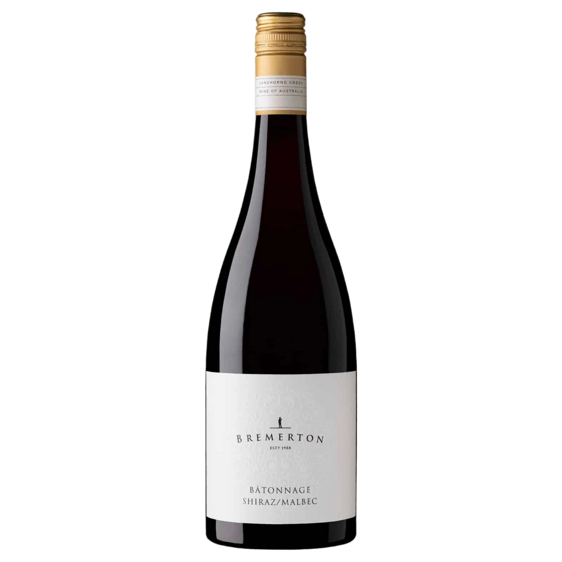 A bottle of Bremerton Batonnage Shiraz Malbec 2022 750ml Red Wine