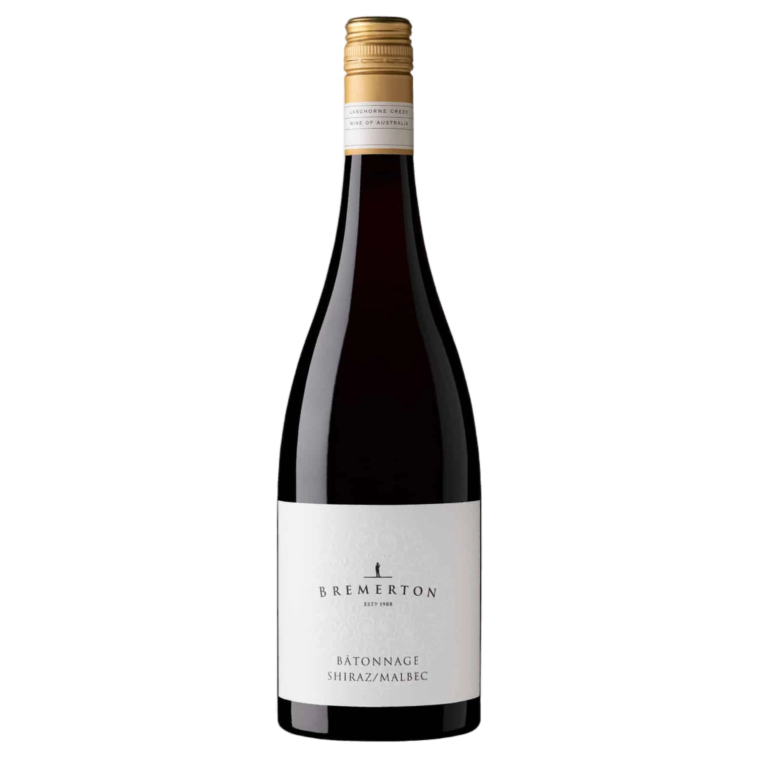 A bottle of Bremerton Batonnage Shiraz Malbec 2022 750ml Red Wine
