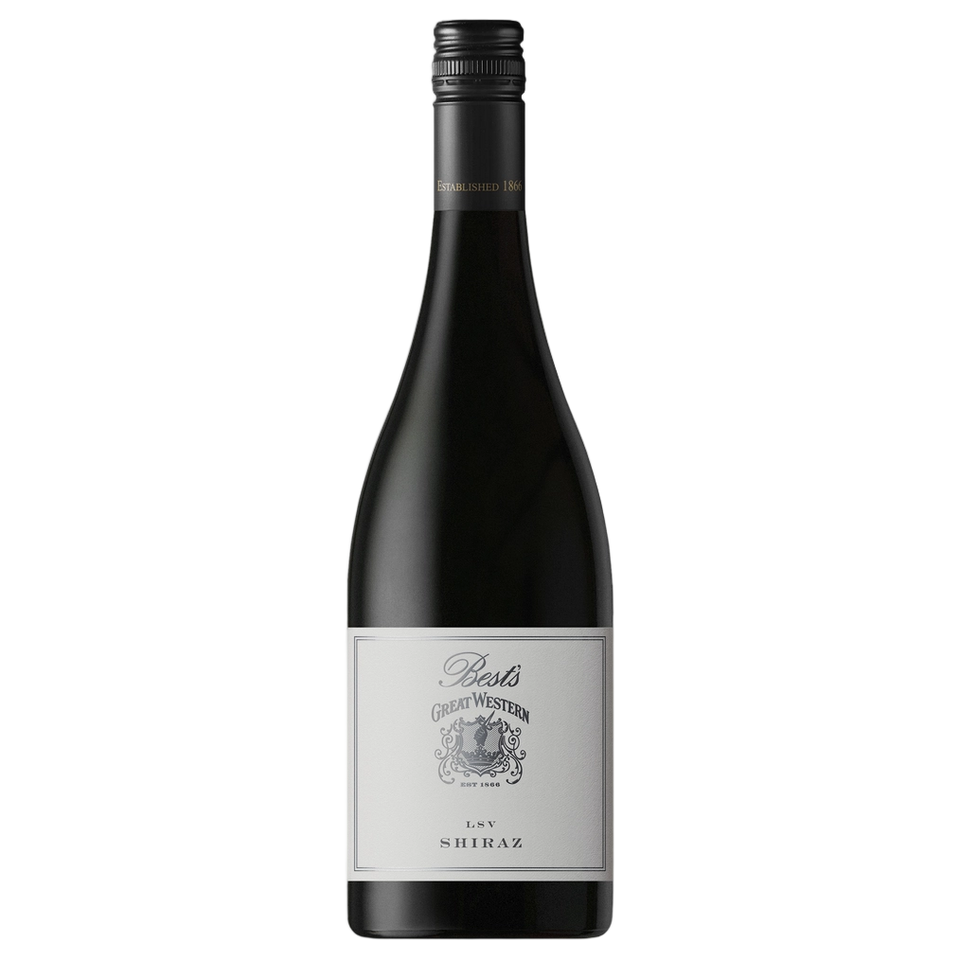 A bottle of Bests Great Western LSV Shiraz 2022 750ml Red Wine