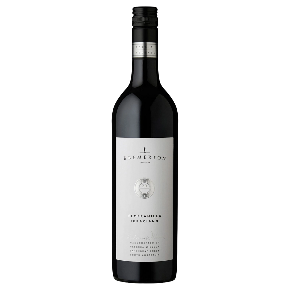 A bottle of Bremerton Special Release Tempranillo 2022 750ml Red Wine