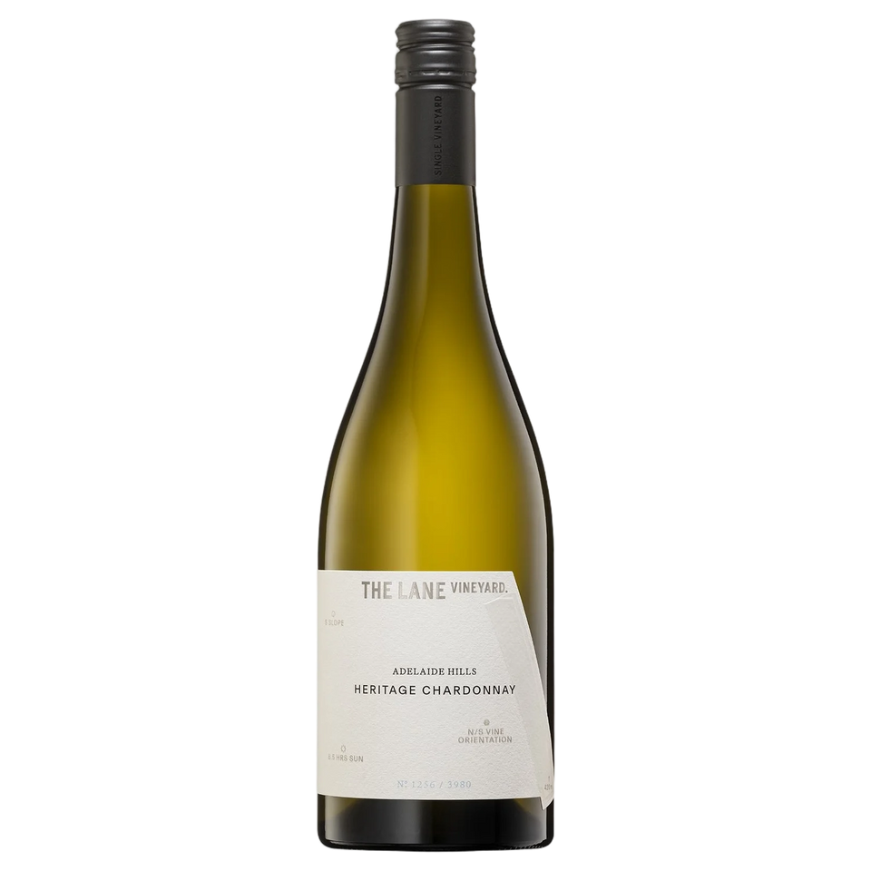 A bottle of The Lane Heritage Adelaide Hills Chardonnay 2023 750ml White Wine