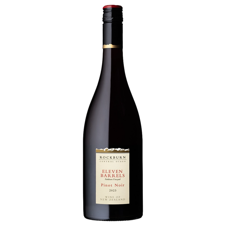A bottle of Rockburn Eleven Barrels Pinot Noir 2023 750ml Red Wine