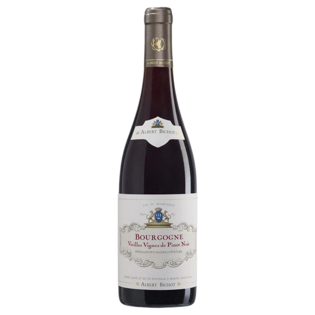 A bottle of Albert Bichot Bourgogne Vieilles Vignes de Pinot 2024 750ml Red Wine