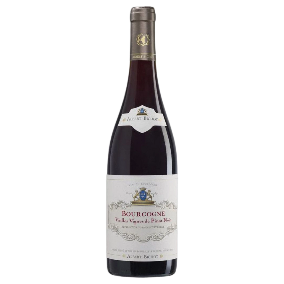 A bottle of Albert Bichot Bourgogne Vieilles Vignes de Pinot 2024 750ml Red Wine