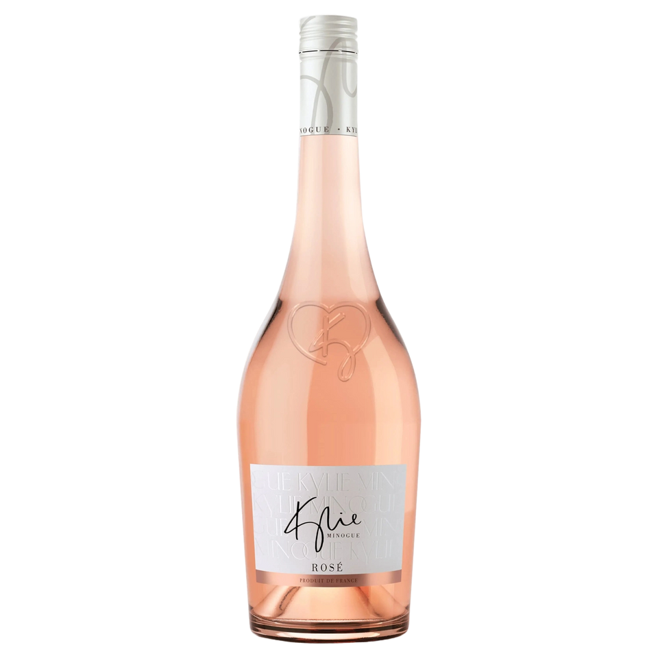 A bottle of Kylie Minogue Signature Southern France Rose 2024 750ml Rose Wine
