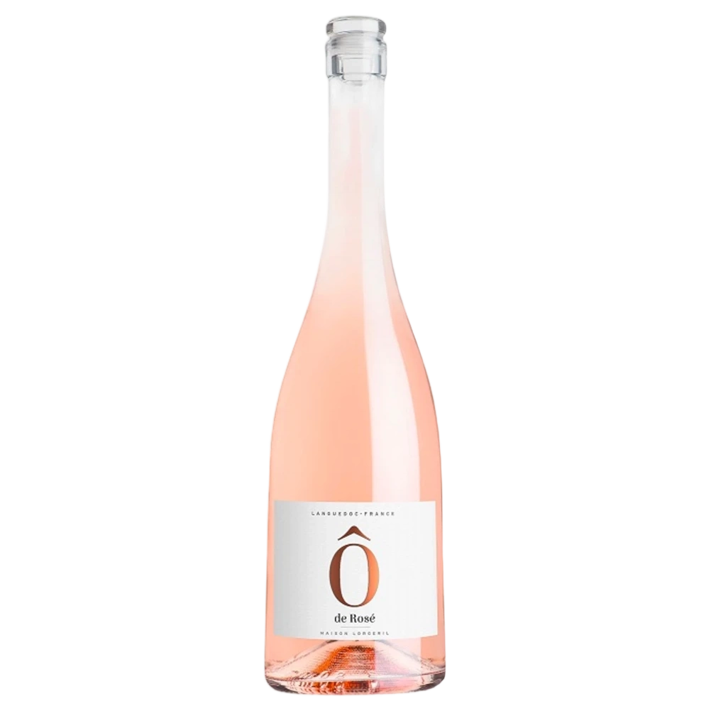 A bottle of Maison Lorgeril O de Rose Languedoc France 2024 750ml Rose Wine