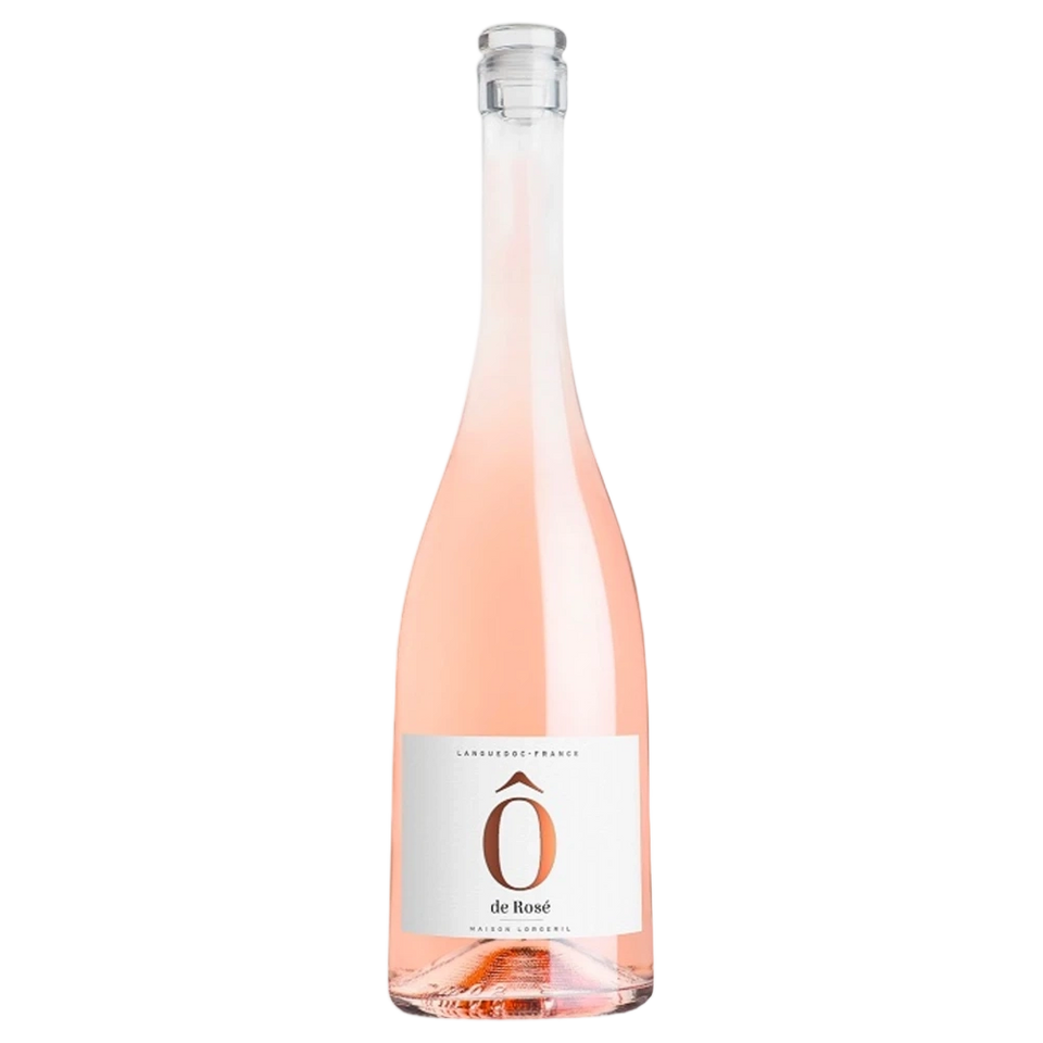 A bottle of Maison Lorgeril O de Rose Languedoc France 2024 750ml Rose Wine