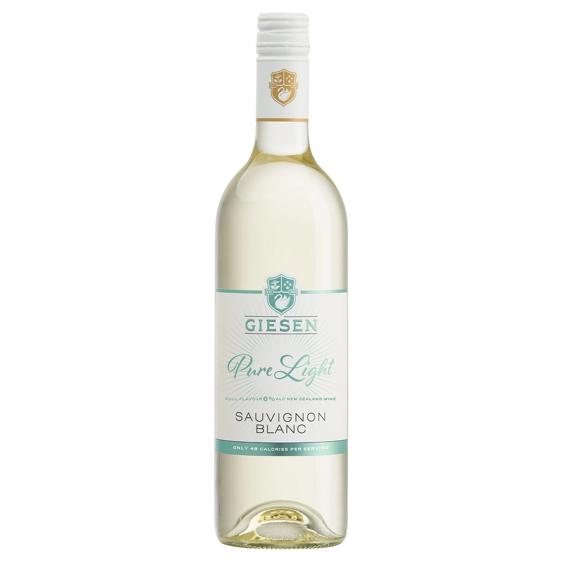 A bottle of Giesen Pure Light SauvBlanc Marlborough 2024 750ml White Wine