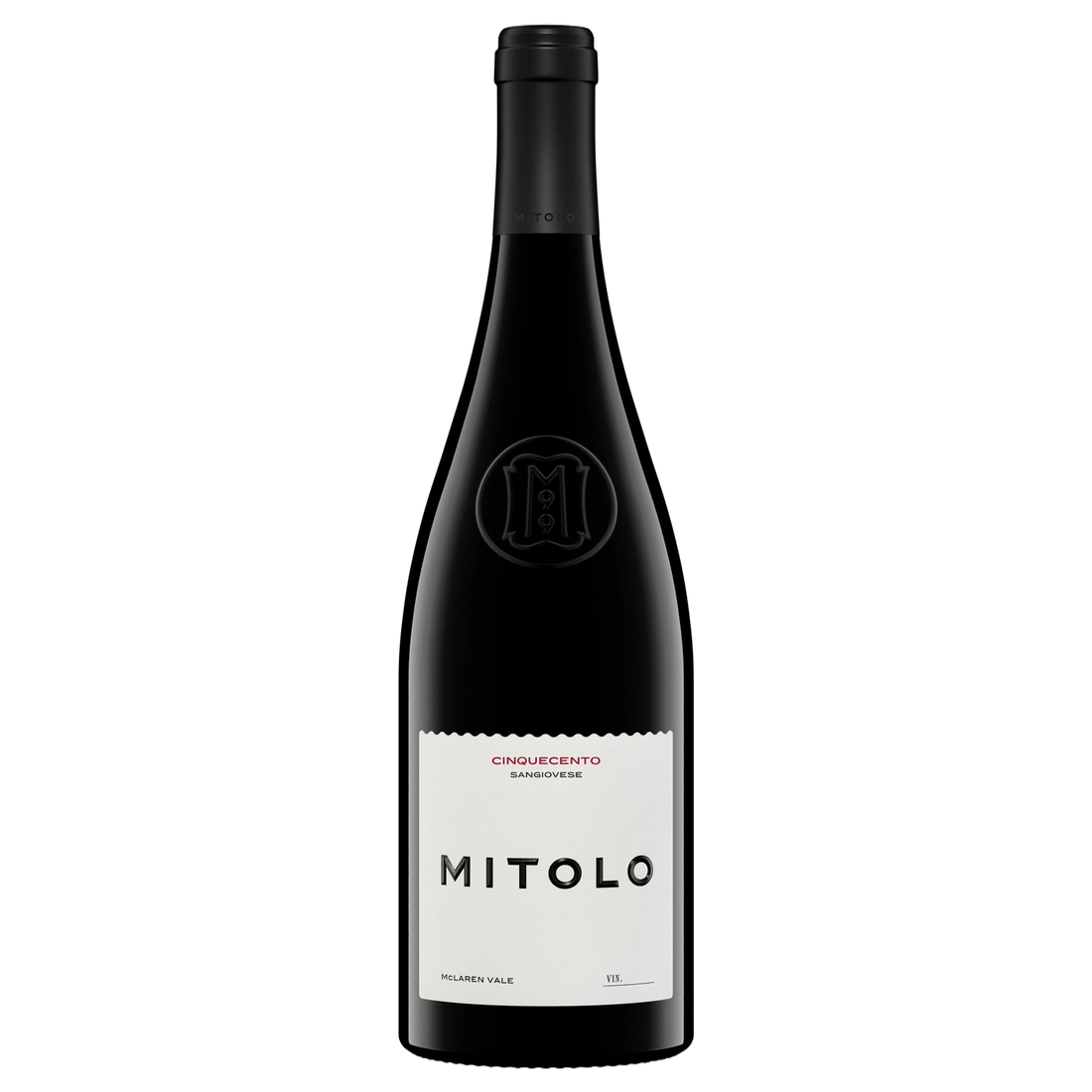 A bottle of Mitolo Cinque McLaren Vale Sangiovese 2024 750ml Red Wine