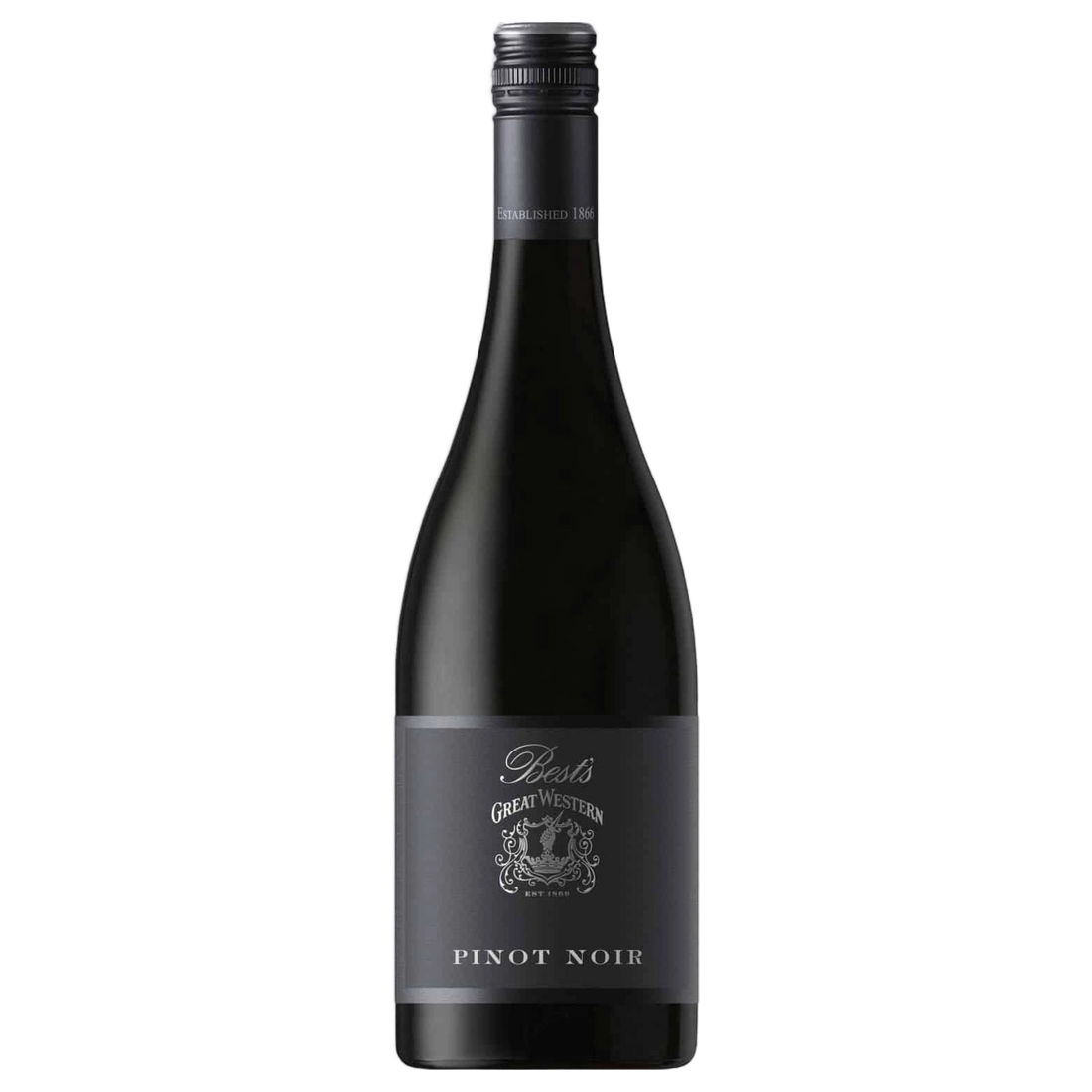 A bottle of Bests Great Western Pinot Noir 2025 750ml Red Wine