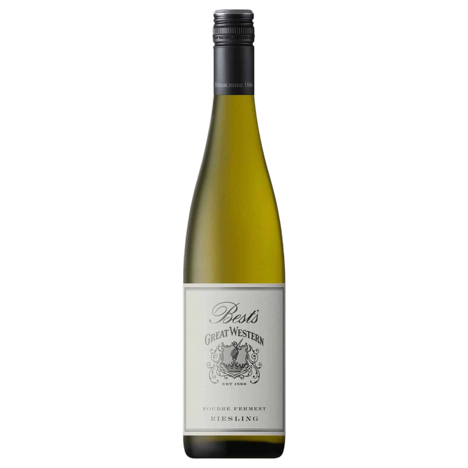 A bottle of Best's Great Western Foudre Ferment Riesling 2025 750ml White Wine