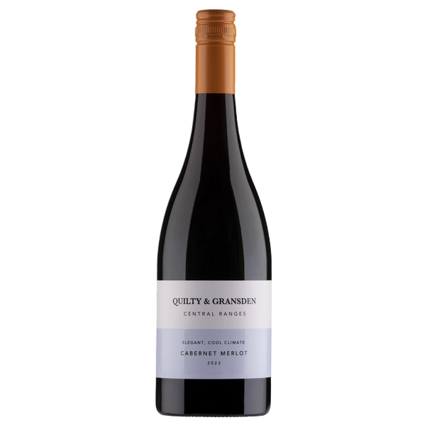 A bottle of Quilty & Gransden Cabernet Merlot 2020 750ml Red Wine