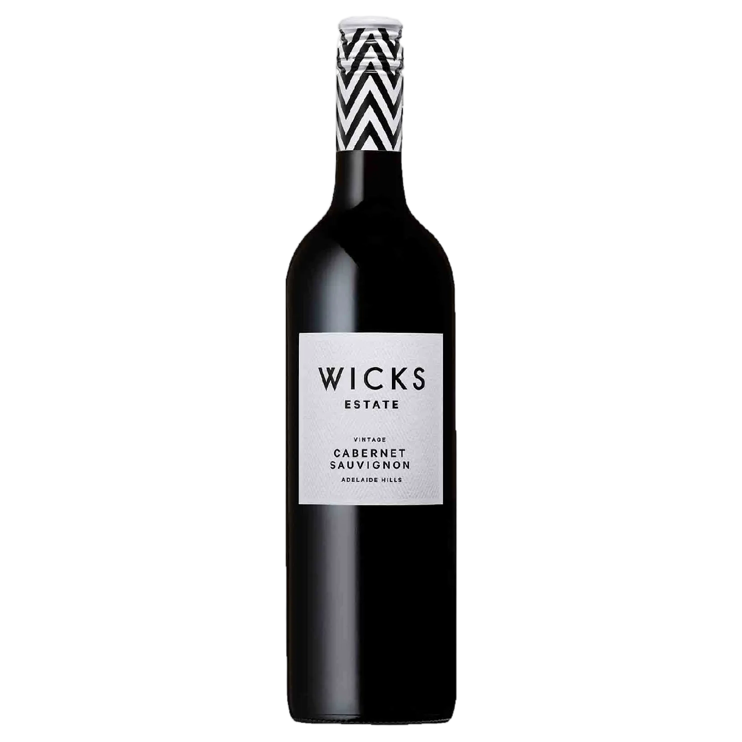 A bottle of Wicks Estate Adelaide Hills Cabernet Sauvignon 2020 750ml Red Wine