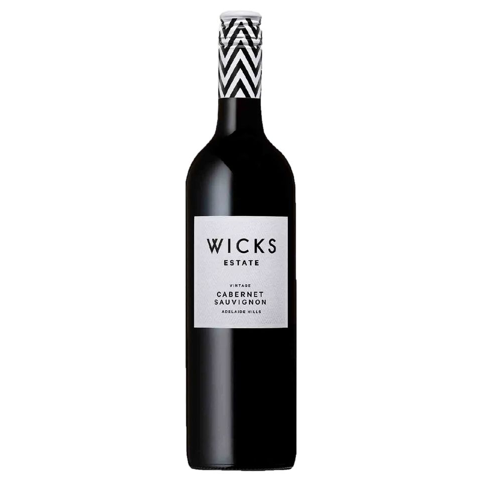A bottle of Wicks Estate Adelaide Hills Cabernet Sauvignon 2020 750ml Red Wine