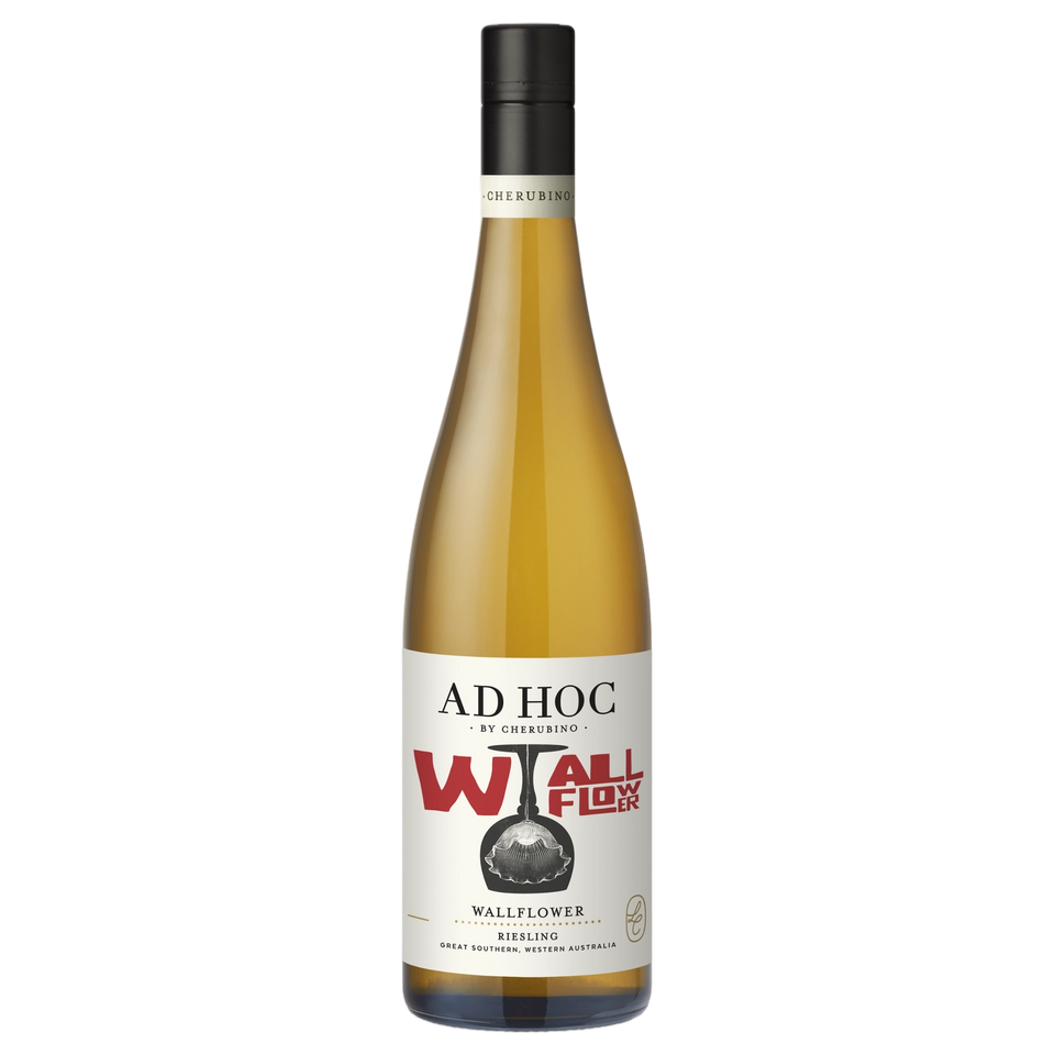 A bottle of Ad Hoc Wallflower Great Southern Riesling 2020 750ml White Wine