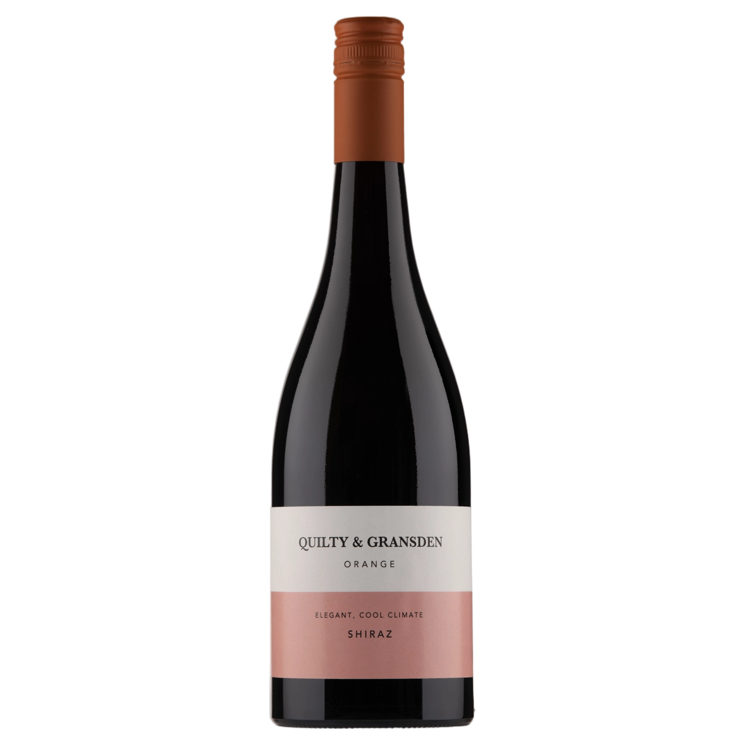 A bottle of Quilty & Gransden Central Ranges Shiraz 2020 750ml Red Wine