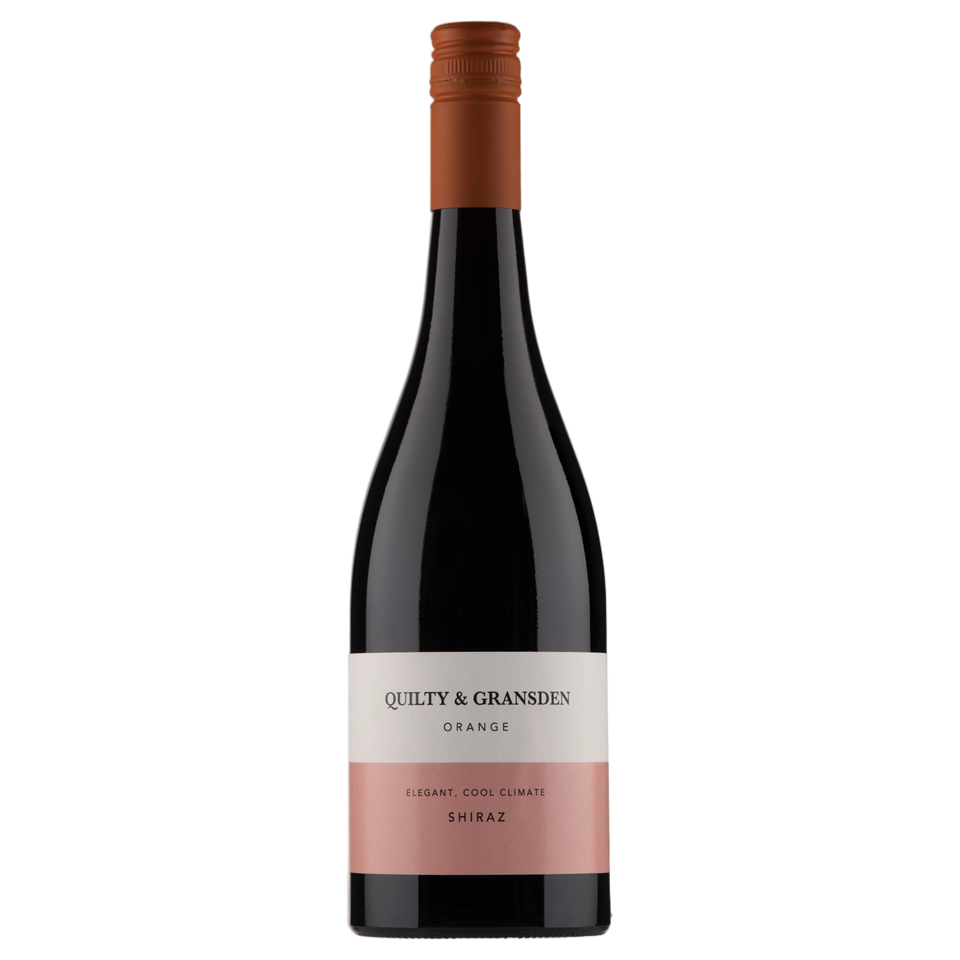 A bottle of Quilty & Gransden Central Ranges Shiraz 2020 750ml Red Wine