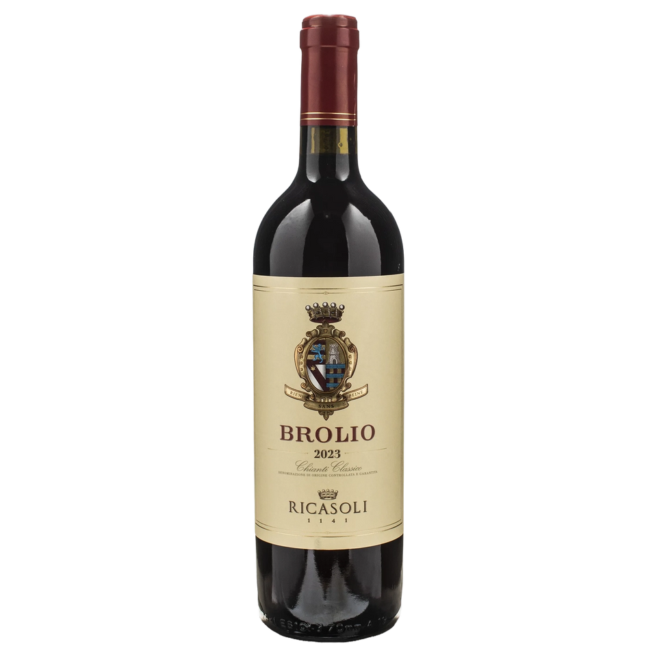A bottle of Barone Ricasoli Brolio Chianti Classico 2023 750ml Red Wine