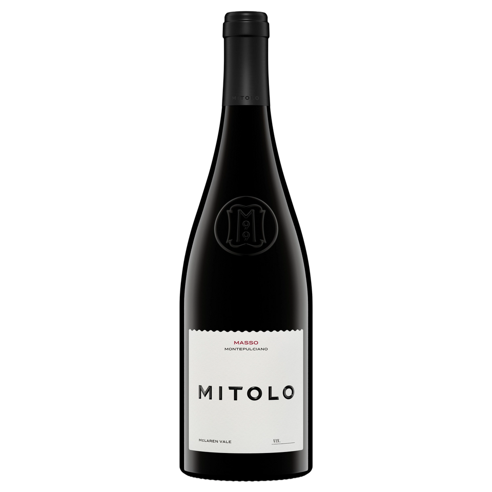 A bottle of Mitolo Masso McLaren Vale Montepulciano 2024 750ml Red Wine