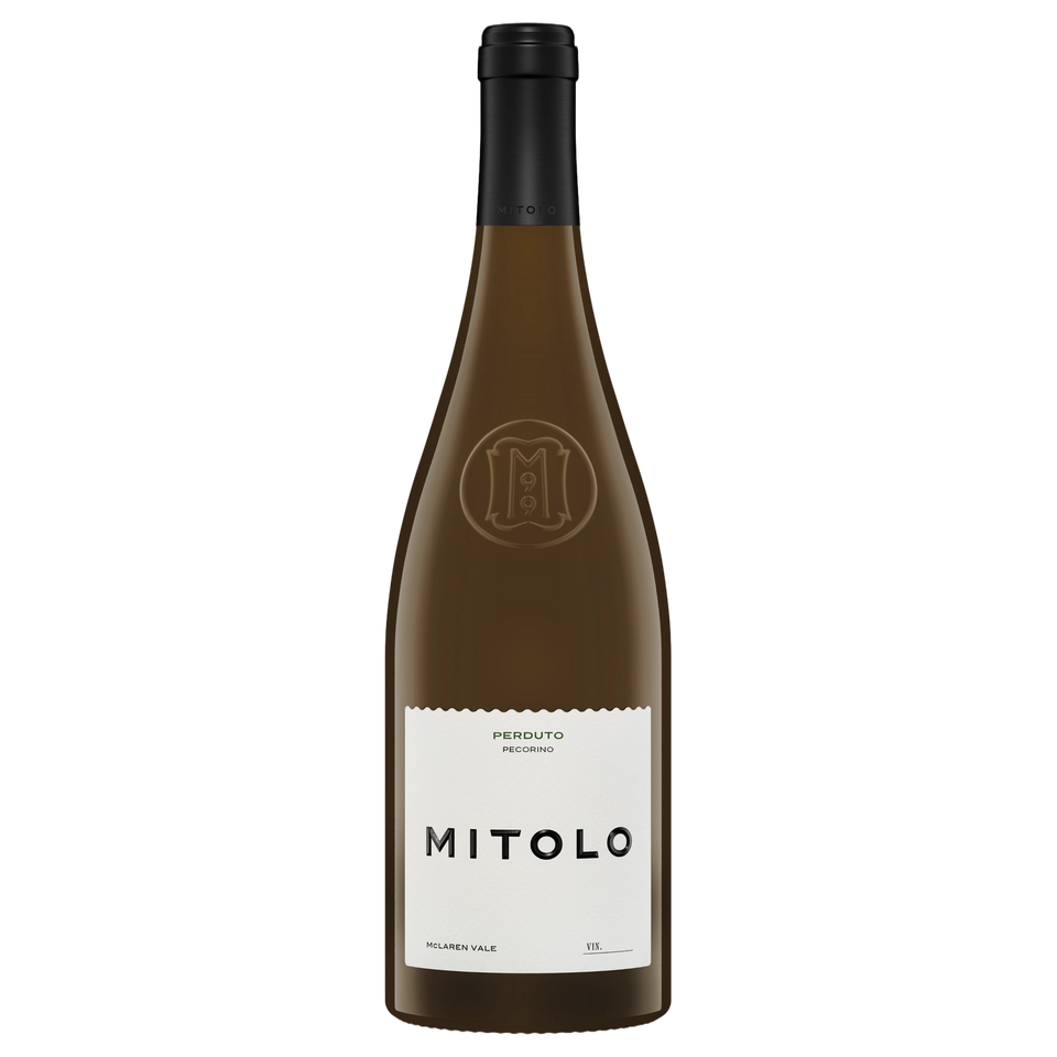 A bottle of Mitolo Perduto McLaren Vale Pecorino 2024 750ml White Wine