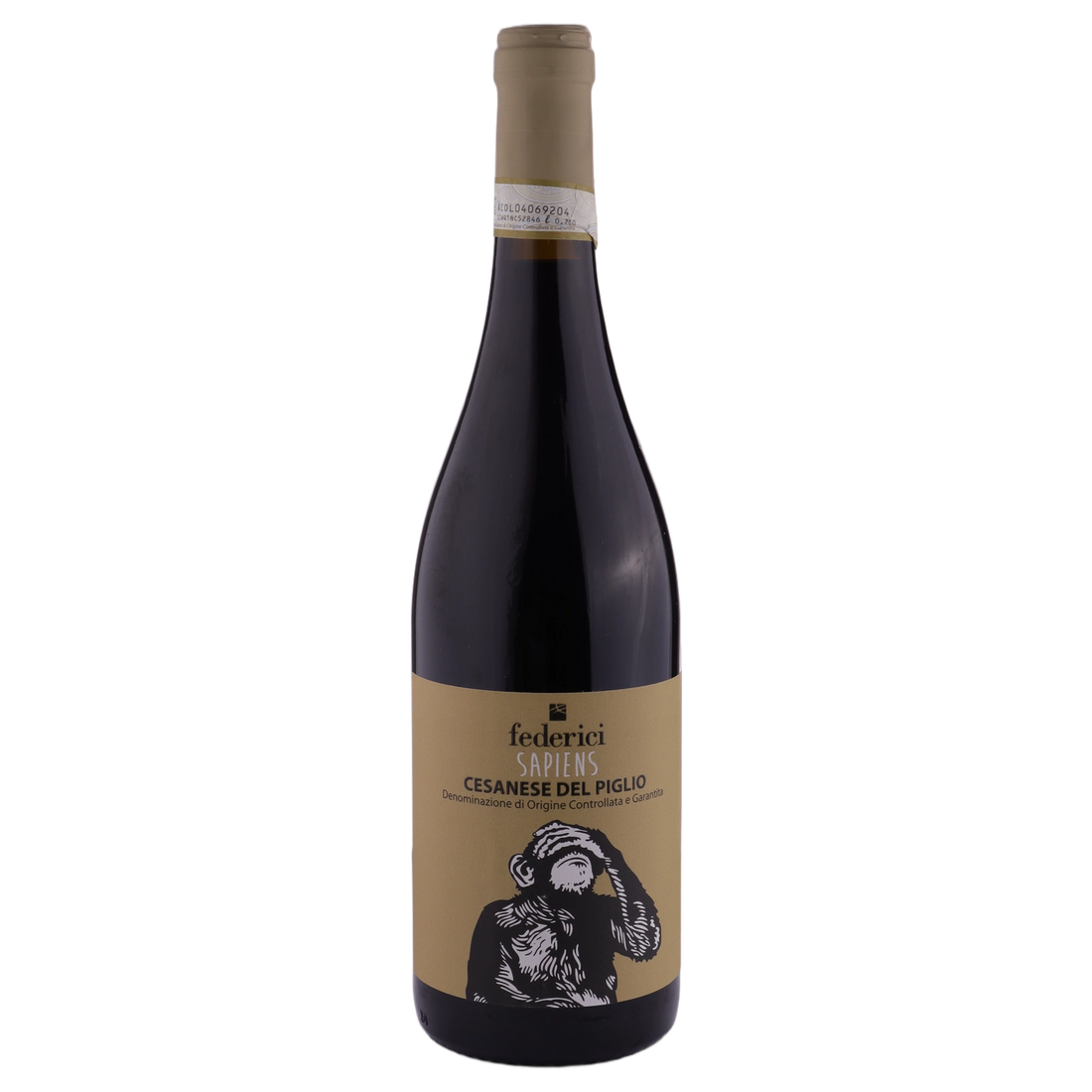 A bottle of Federici Sapiens Cesanese del Piglio DOCG 2020 750ml Red Wine