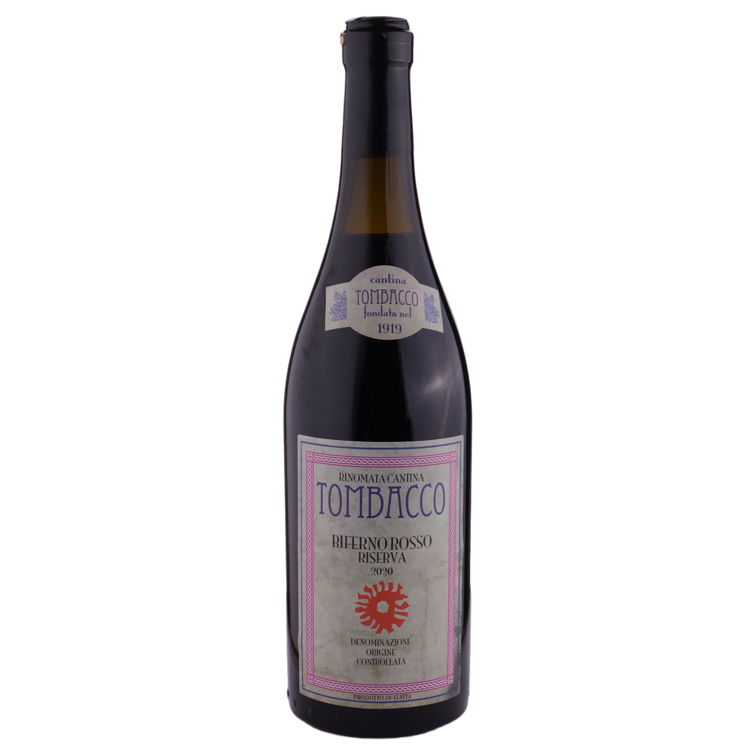 A bottle of Tombacco Biferno Rosso 2020 750ml Red Wine