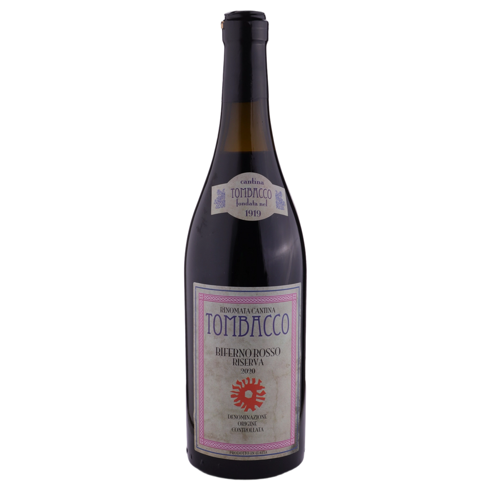 A bottle of Tombacco Biferno Rosso 2020 750ml Red Wine