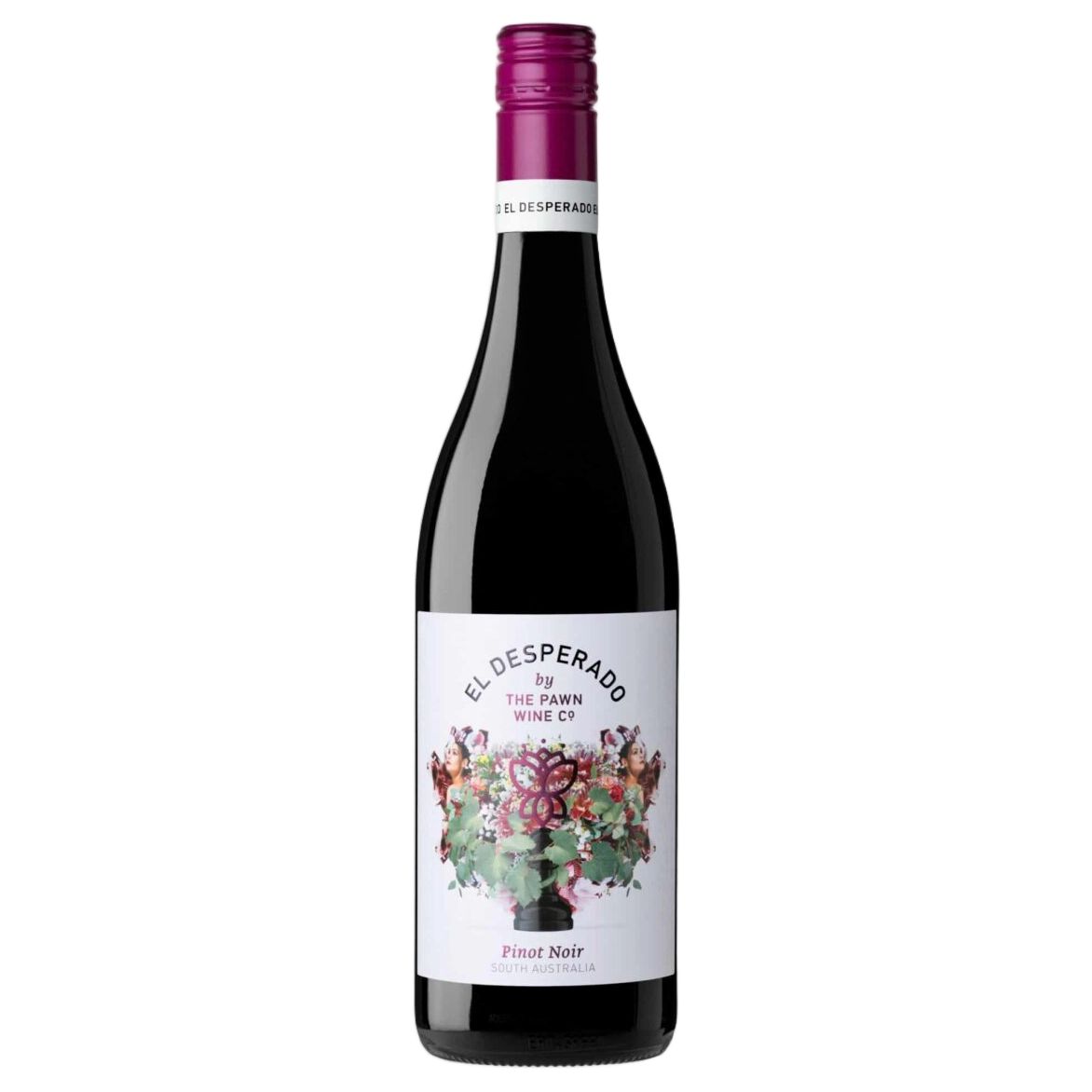 A bottle of The Pawn El Desperado Pinot Noir 2026 750ml Red Wine