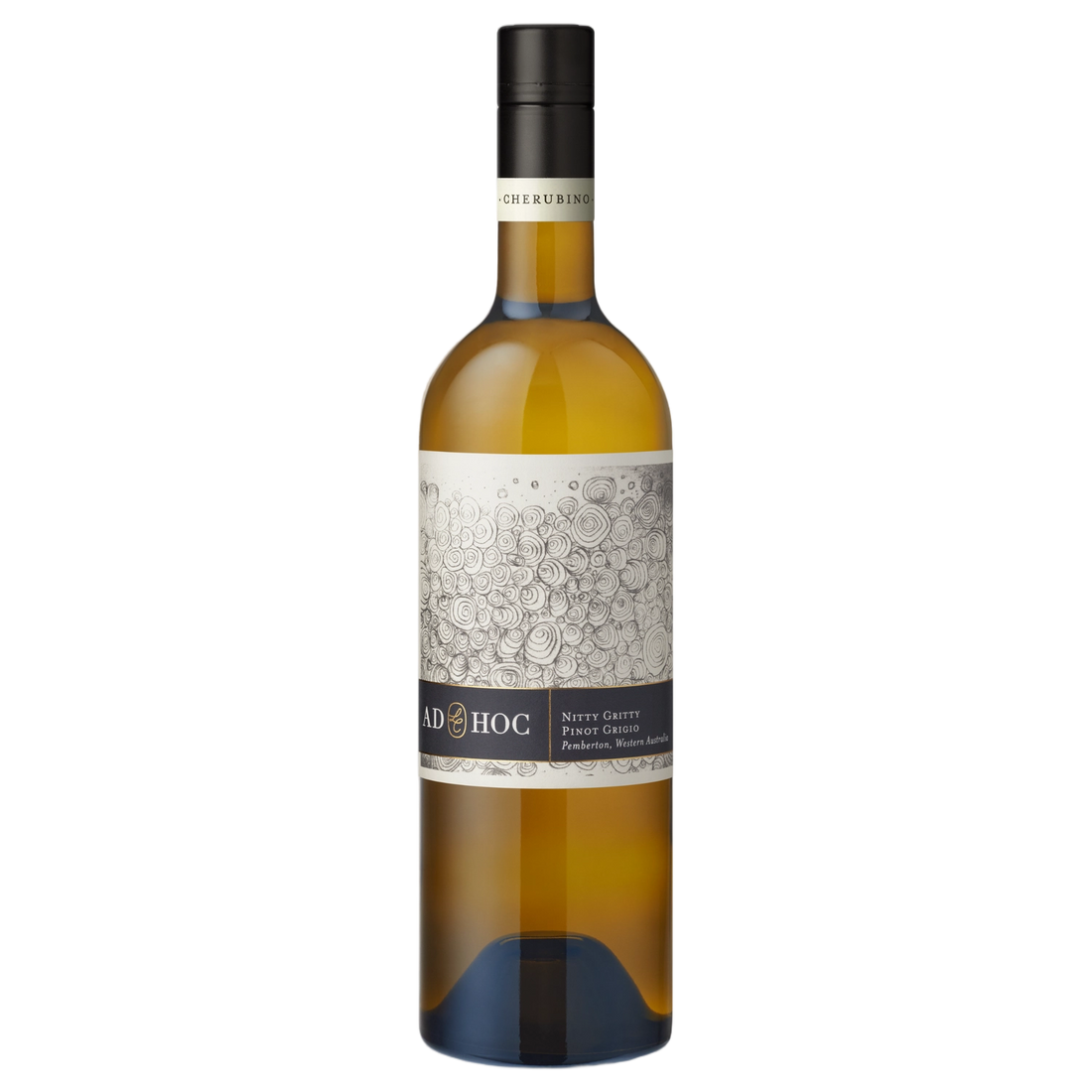 A bottle of Ad Hoc Nitty Gritty Pinot Grigio 2020 750ml White Wine
