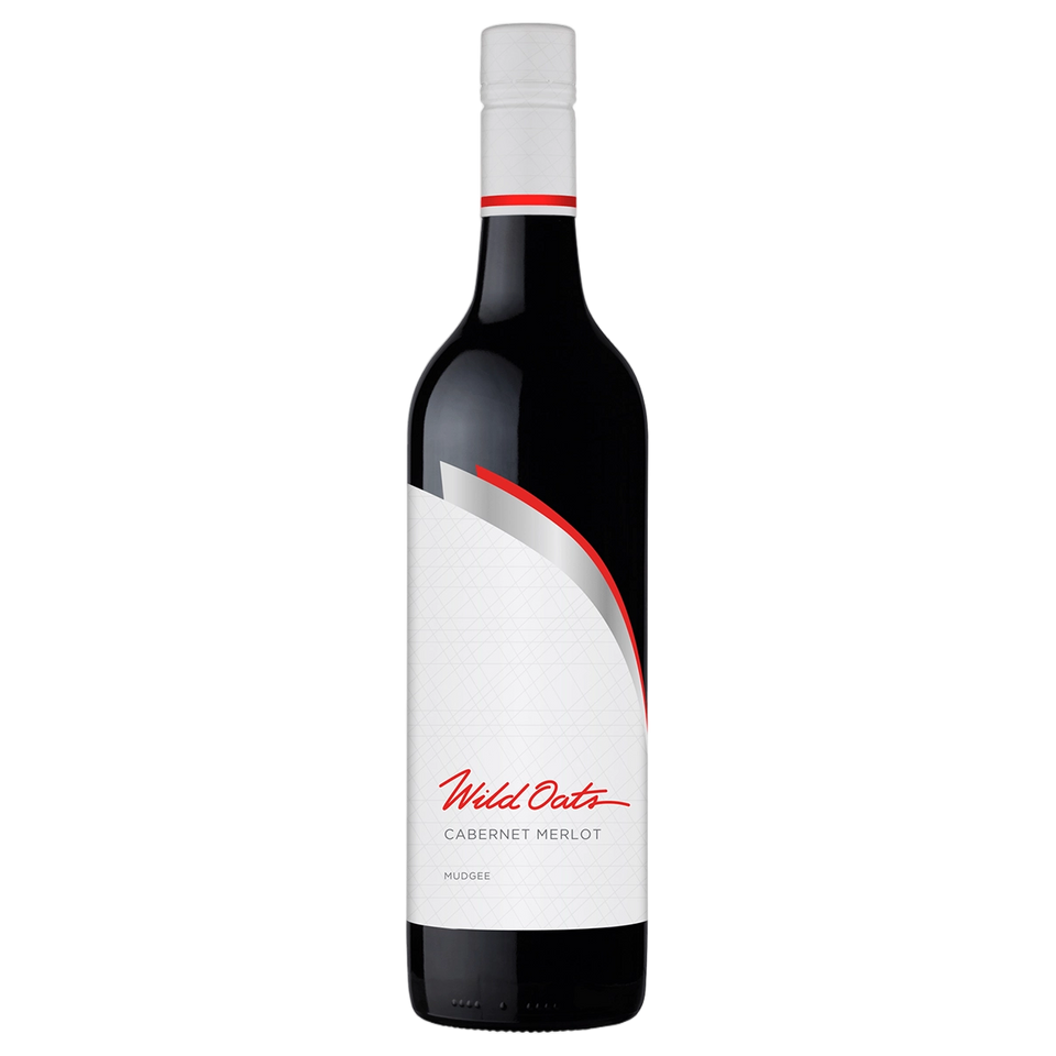 A bottle of Wild Oats Cabernet Merlot 2020 187ml Red Wine