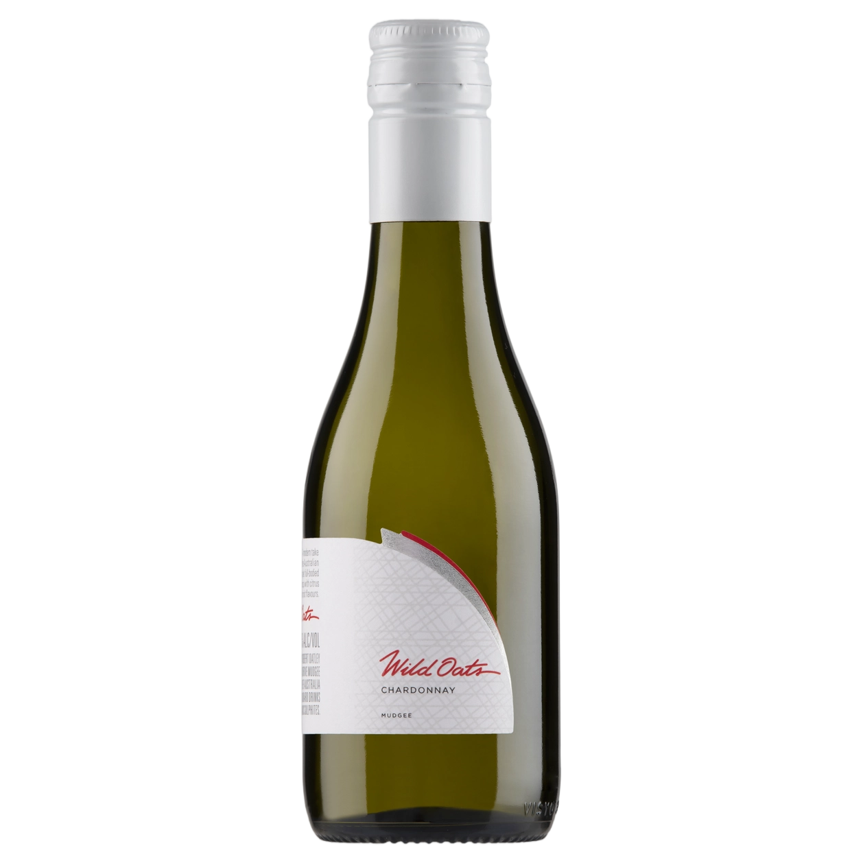 A bottle of Wild Oats Chardonnay 2020 187ml White Wine
