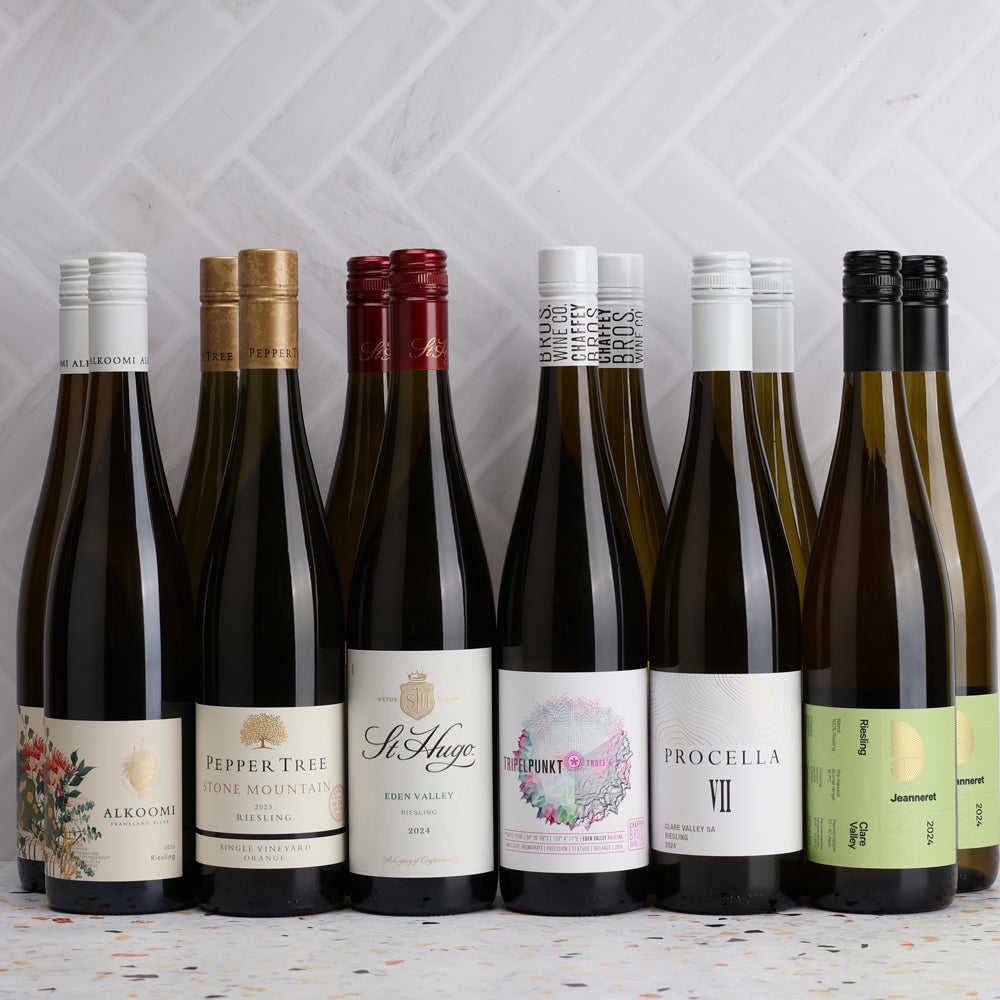A collection of Righteous Riesling Dozen from The Wine Collective