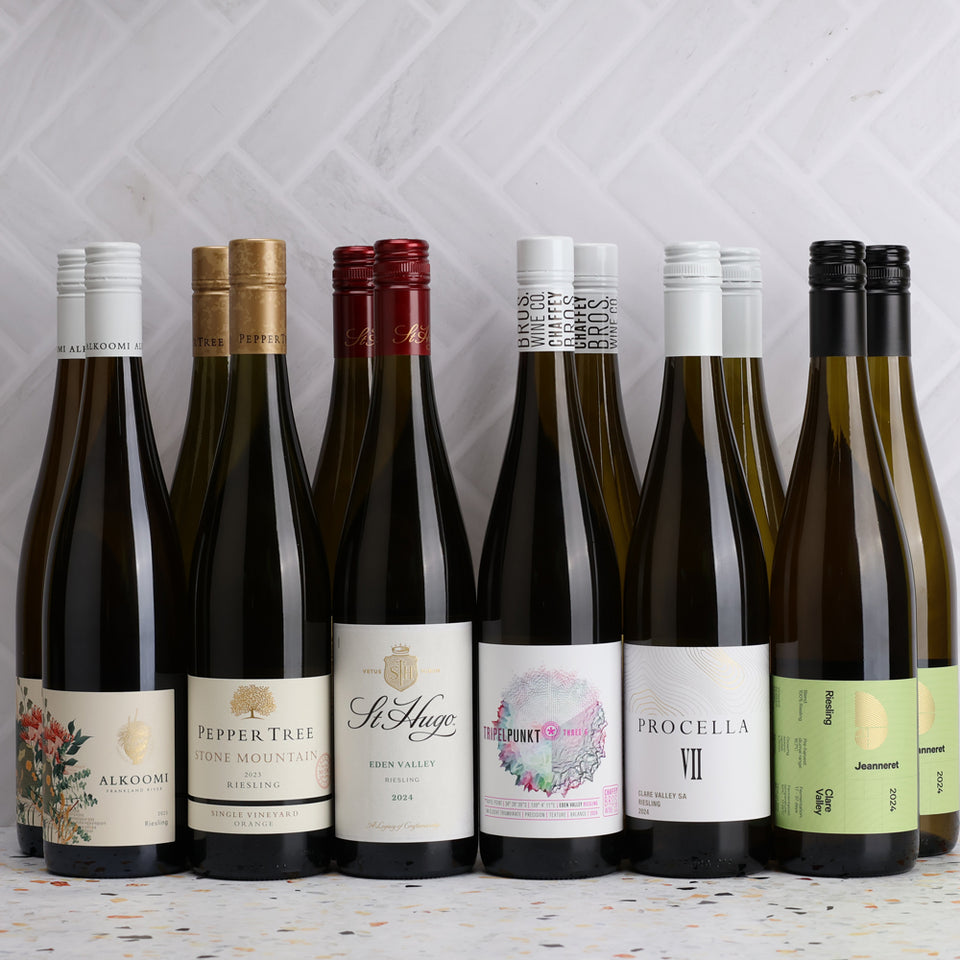 A collection of Righteous Riesling Dozen from The Wine Collective