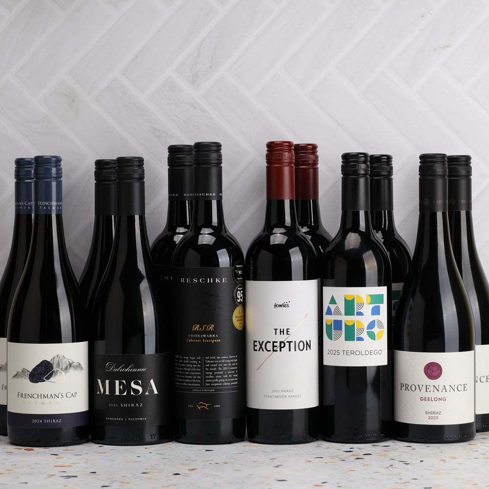 A collection of Cool Climate Red Dozen from The Wine Collective