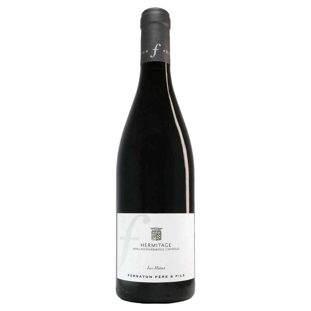 A bottle of Ferraton Hermitage les Miaux Red 2021 750ml Red Wine