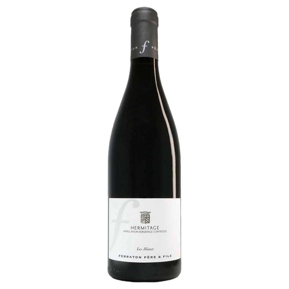 A bottle of Ferraton Hermitage les Miaux Red 2021 750ml Red Wine