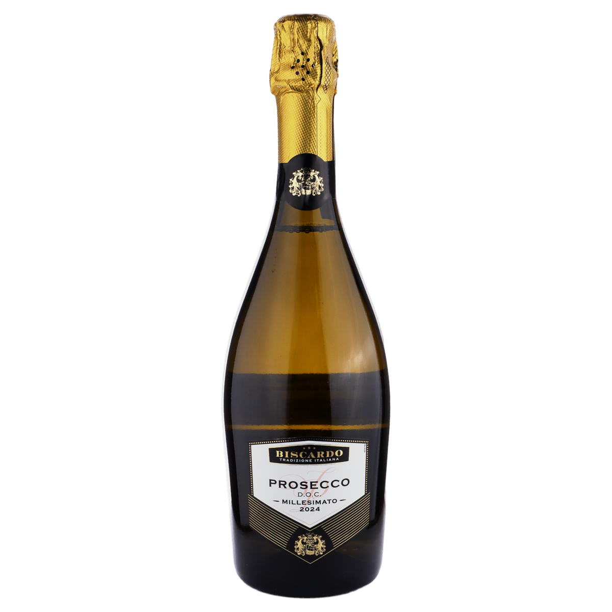 A bottle of Biscardo Prosecco DOC Millesimato 2024 750ml Sparkling Wine