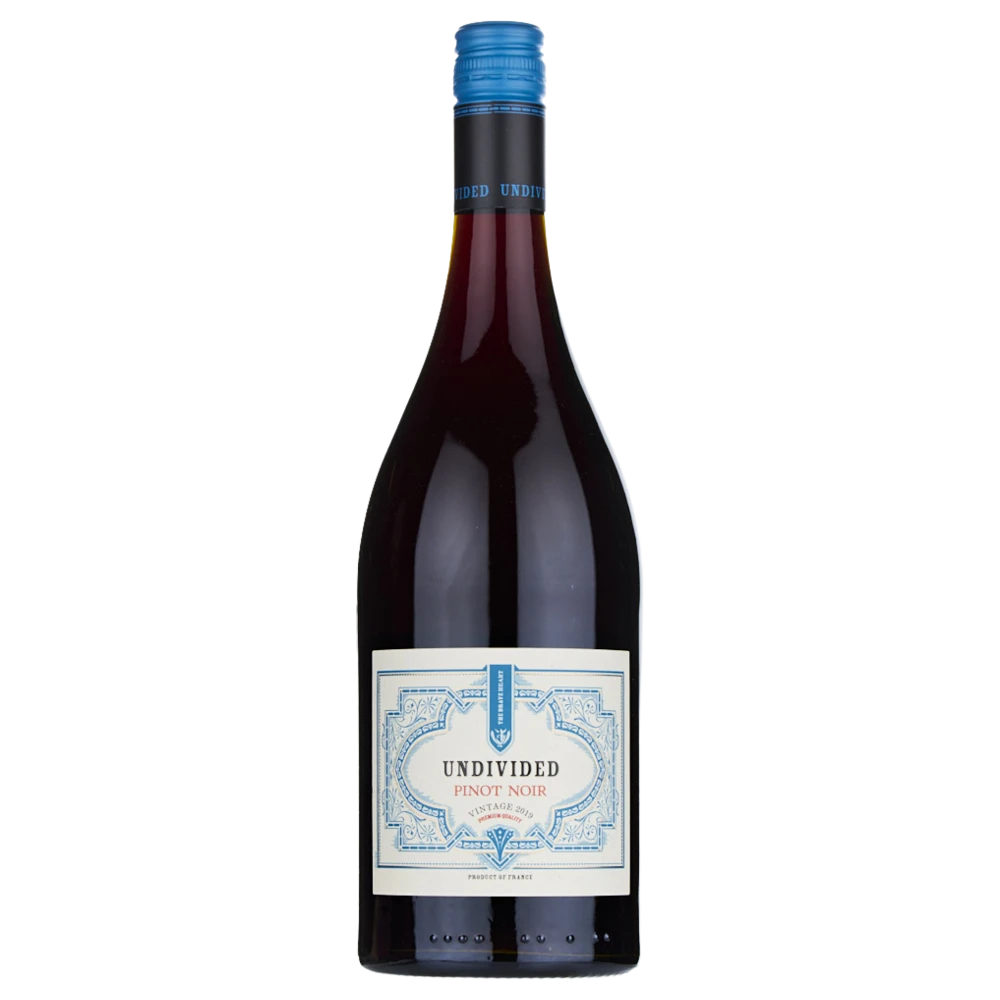 A bottle of Undivided Pinot Noir 2024 750ml Red Wine