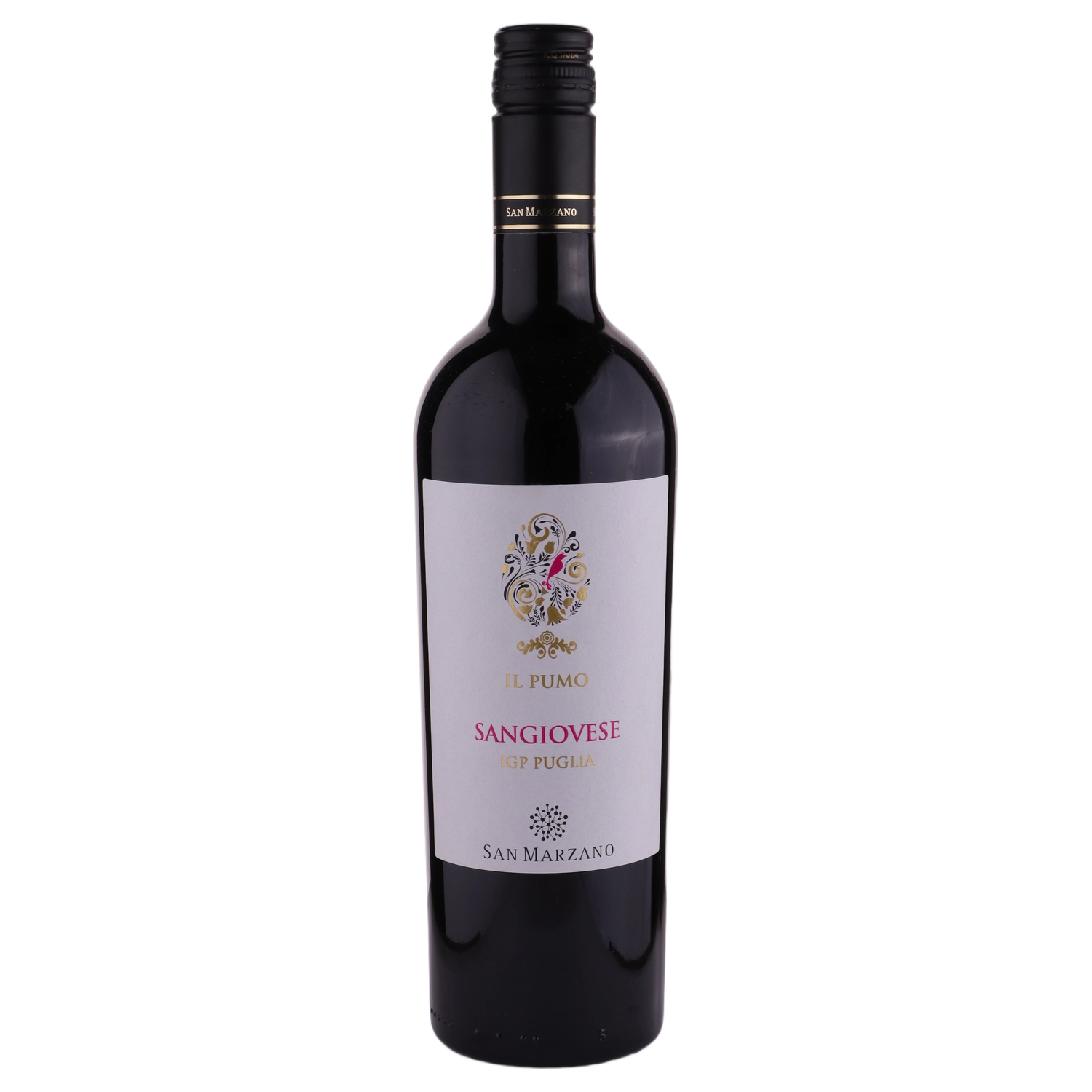 A bottle of San Marzano Il Pumo Sangiovese 2024 750ml Red Wine
