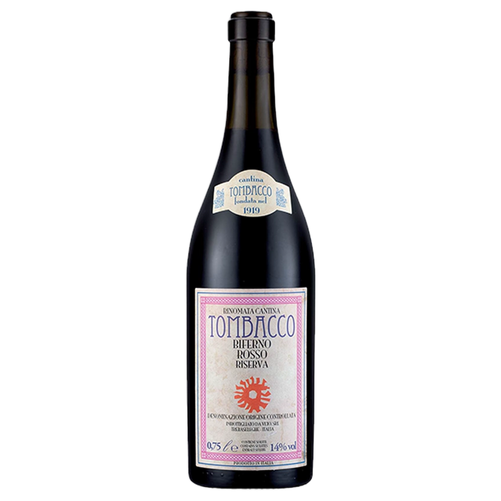 A bottle of Tombacco Biferno Rosso 2020 750ml Red Wine