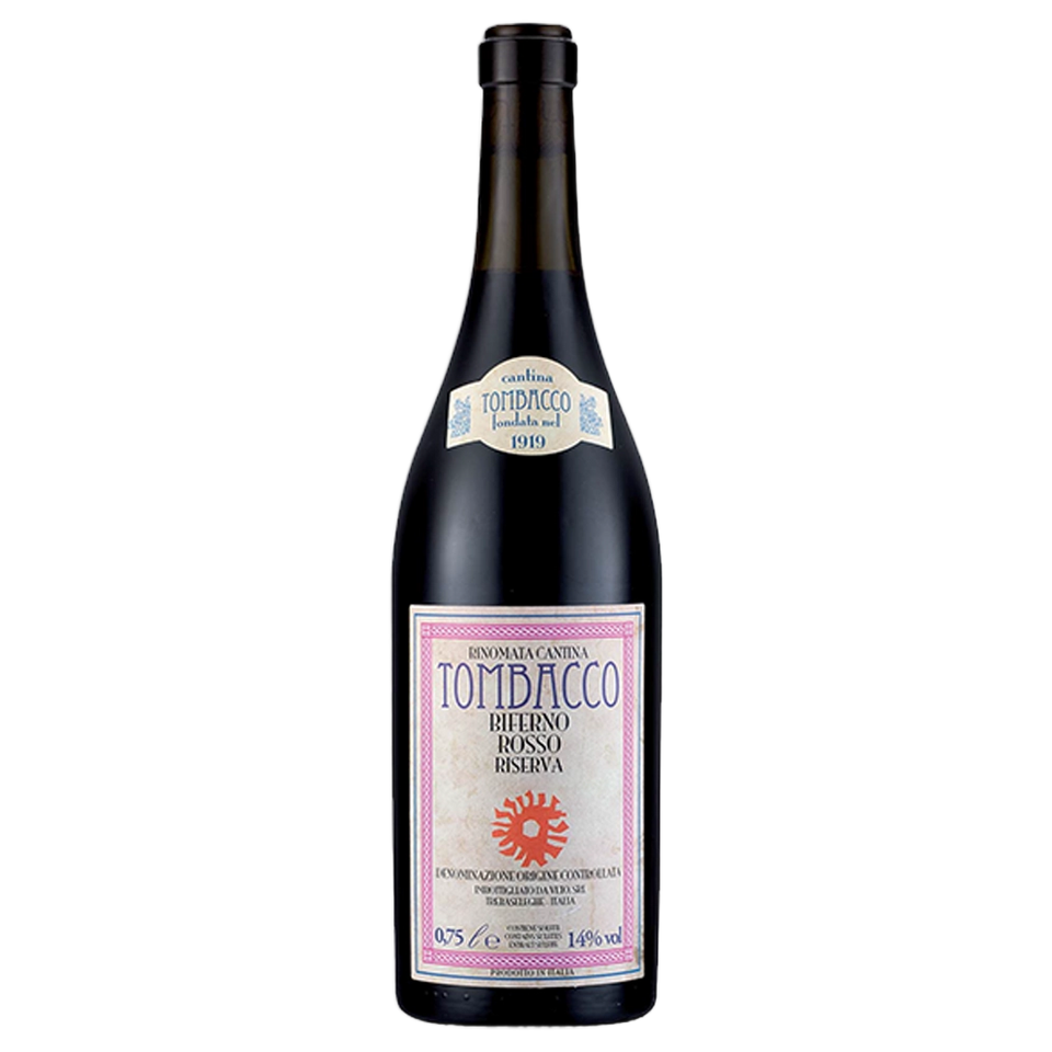 A bottle of Tombacco Biferno Rosso 2020 750ml Red Wine