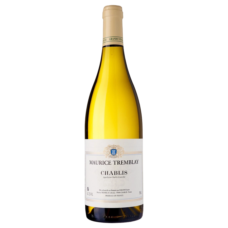 A bottle of Alain Geoffroy Maurice Tremblay Chablis 2024 750ml White Wine