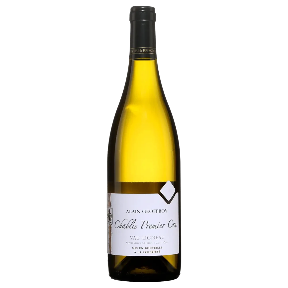 A bottle of Alain Geoffroy Premier Cru Chablis Ligneau 2024 750ml White Wine