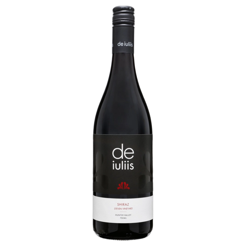 A bottle of De Iuliis Steven Vineyard Shiraz 2023 750ml Red Wine
